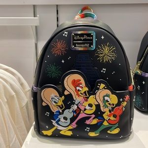 Disney Parks Three Caballeros Loungefly Backpack